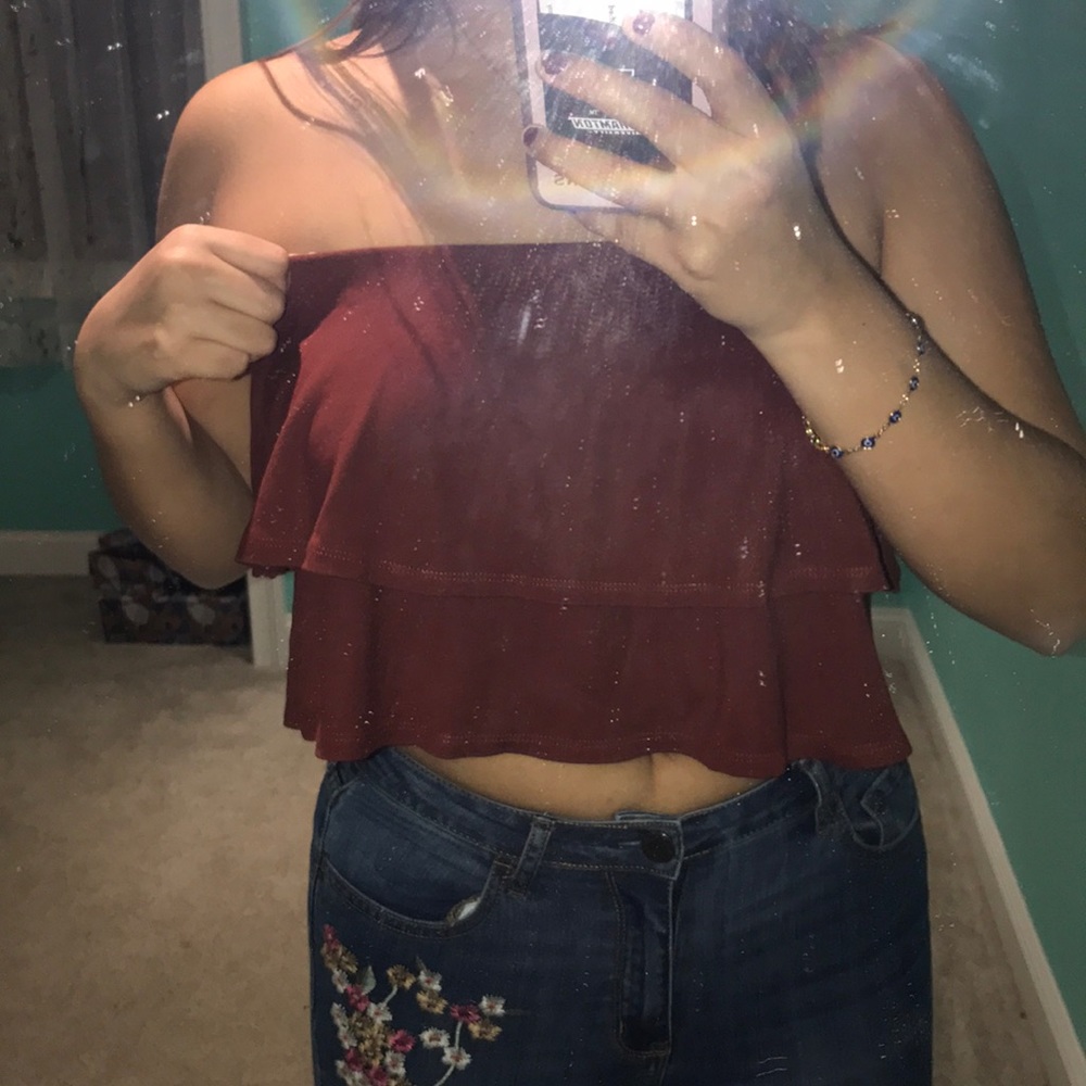 Crop tube top